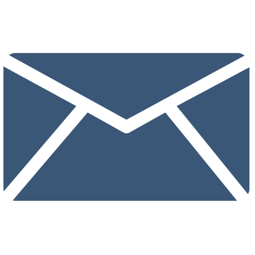 Blue email icon